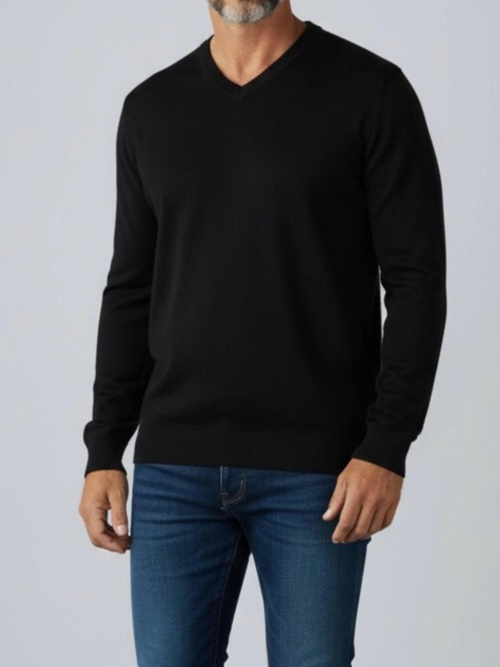 Calvin Klein Men’s Black V-Neck Sweater